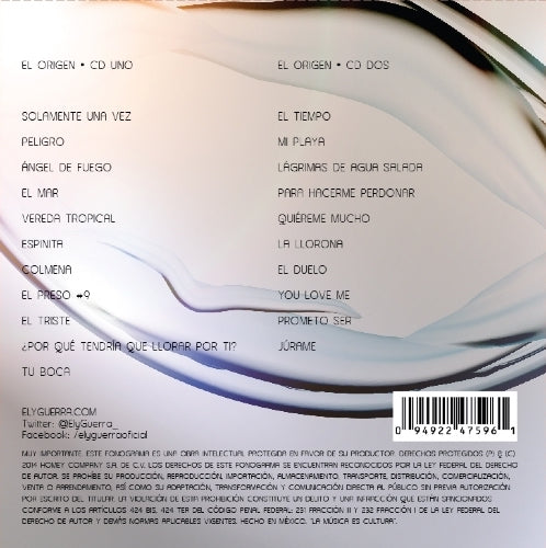 El Origen CD Doble