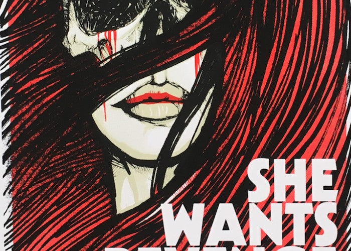She Wants Revenge Mexico 2016 Kraken Gig Poster