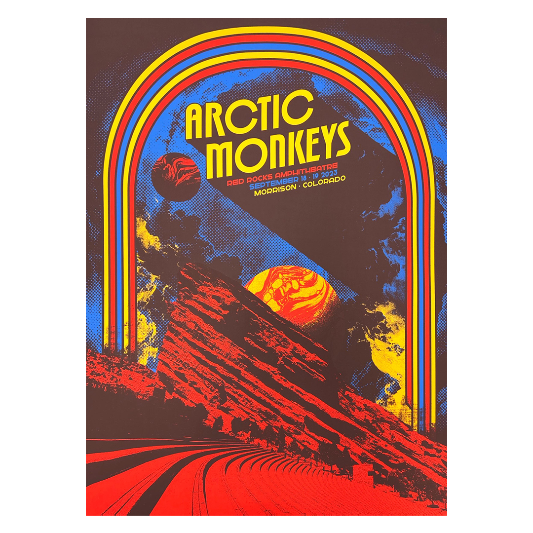 Arctic Monkeys Colorado 2023 X Nares Gig Poster Mercadorama arctic-monkeys-colorado-2023-x-nares-gig-poster-mercadorama