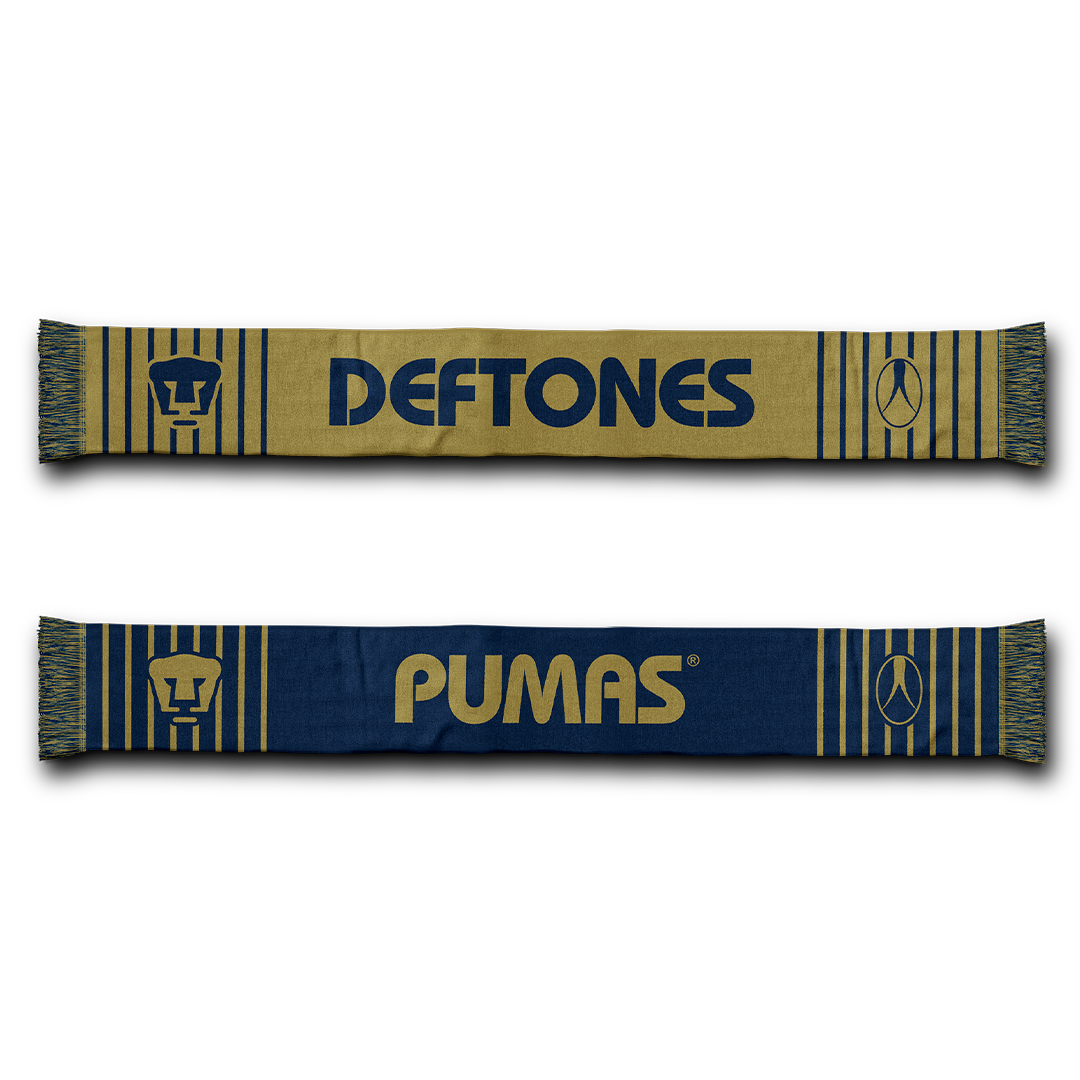 "Pumas x Deftones" Bufanda doble vista