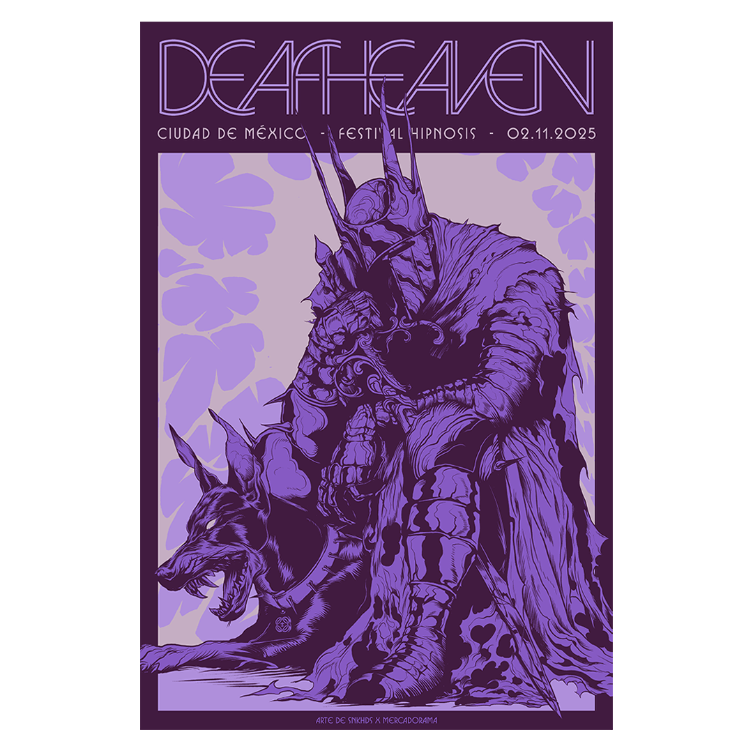 Deafheaven CDMX x SNKHDS Gig Poster