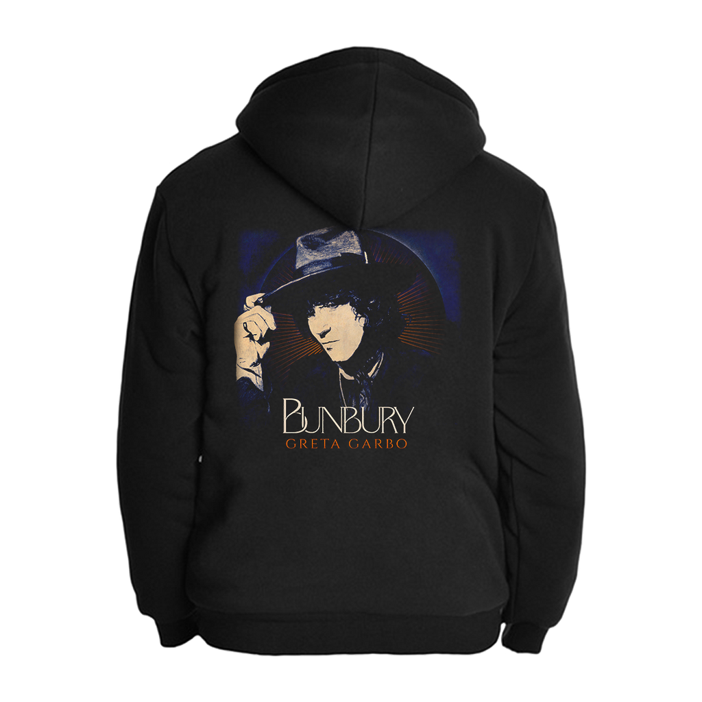 "Greta Garbo" Hoodie cierre