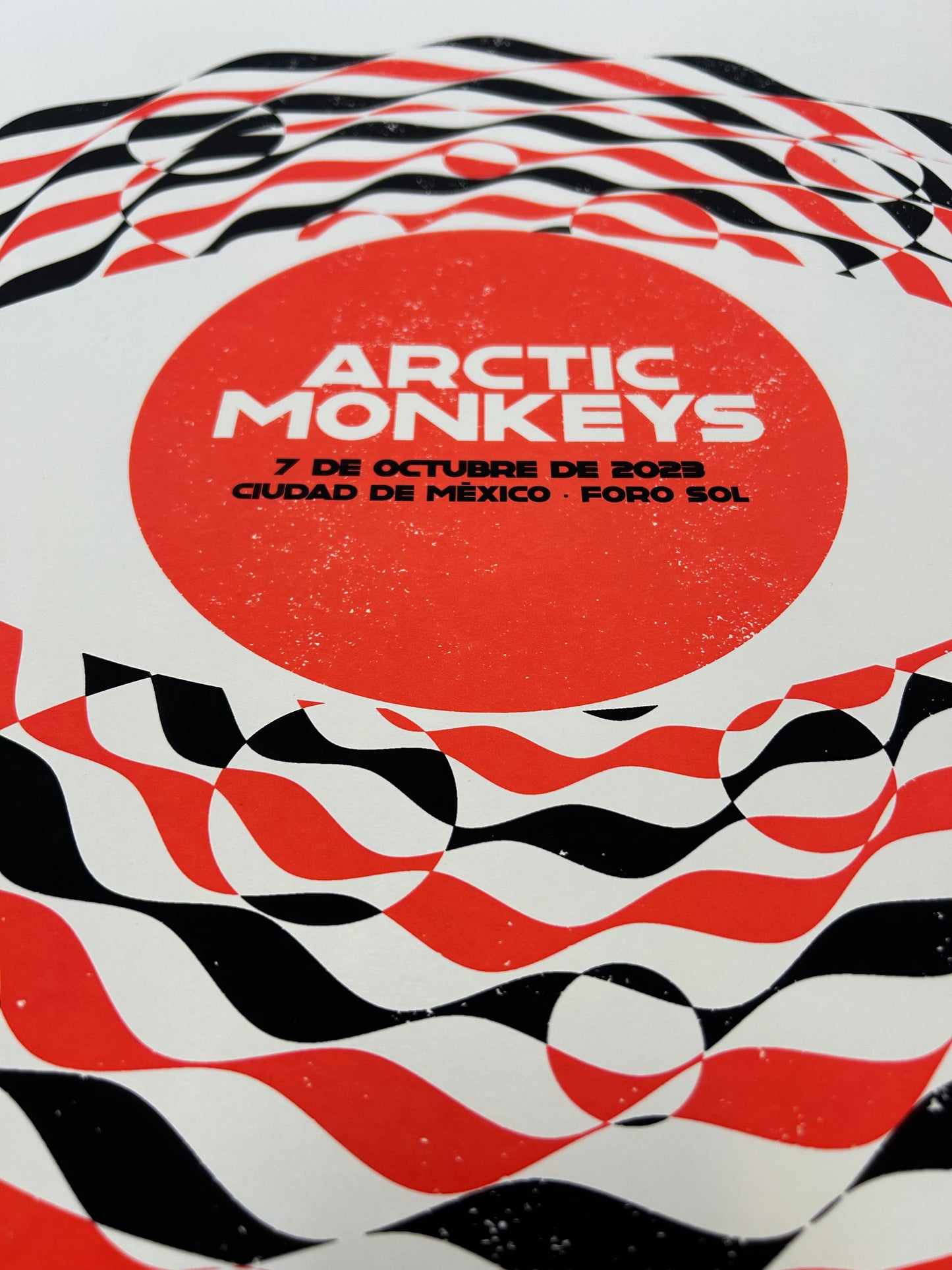 Arctic Monkeys CDMX Oct 7 2023 x Porterrific Gig Poster