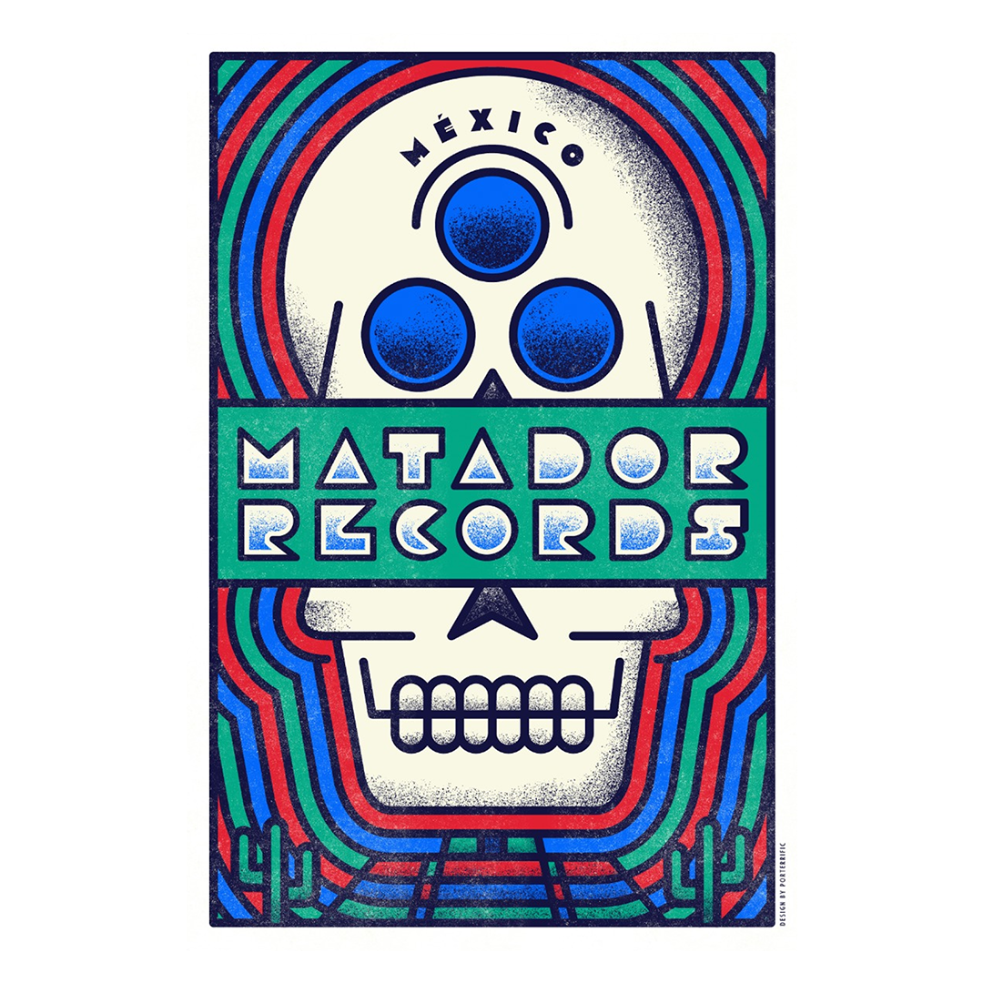 Matador Records México 2024 x Porterrific Gig Poster