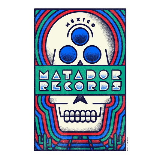 Matador Records México 2024 x Porterrific Gig Poster