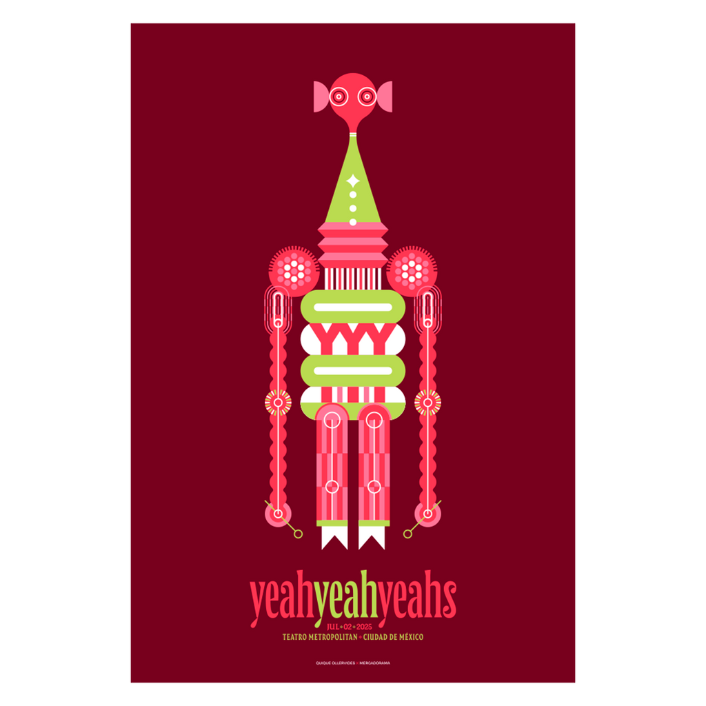 Yeah Yeah Yeahs Bundle x Quique Ollervides Gig Poster