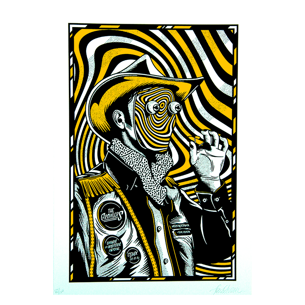 The Growlers CDMX 2016 x Tone Olvera Gig Poster