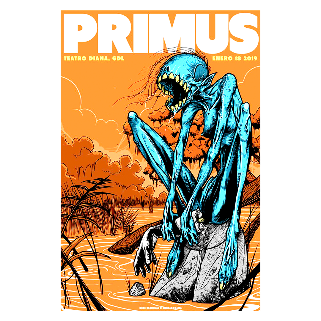 Primus GDL 2019 x Mike Sandoval Gig Poster
