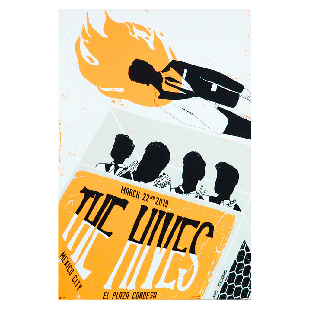 The Hives CDMX 2019 x SNKHDS Gig Poster