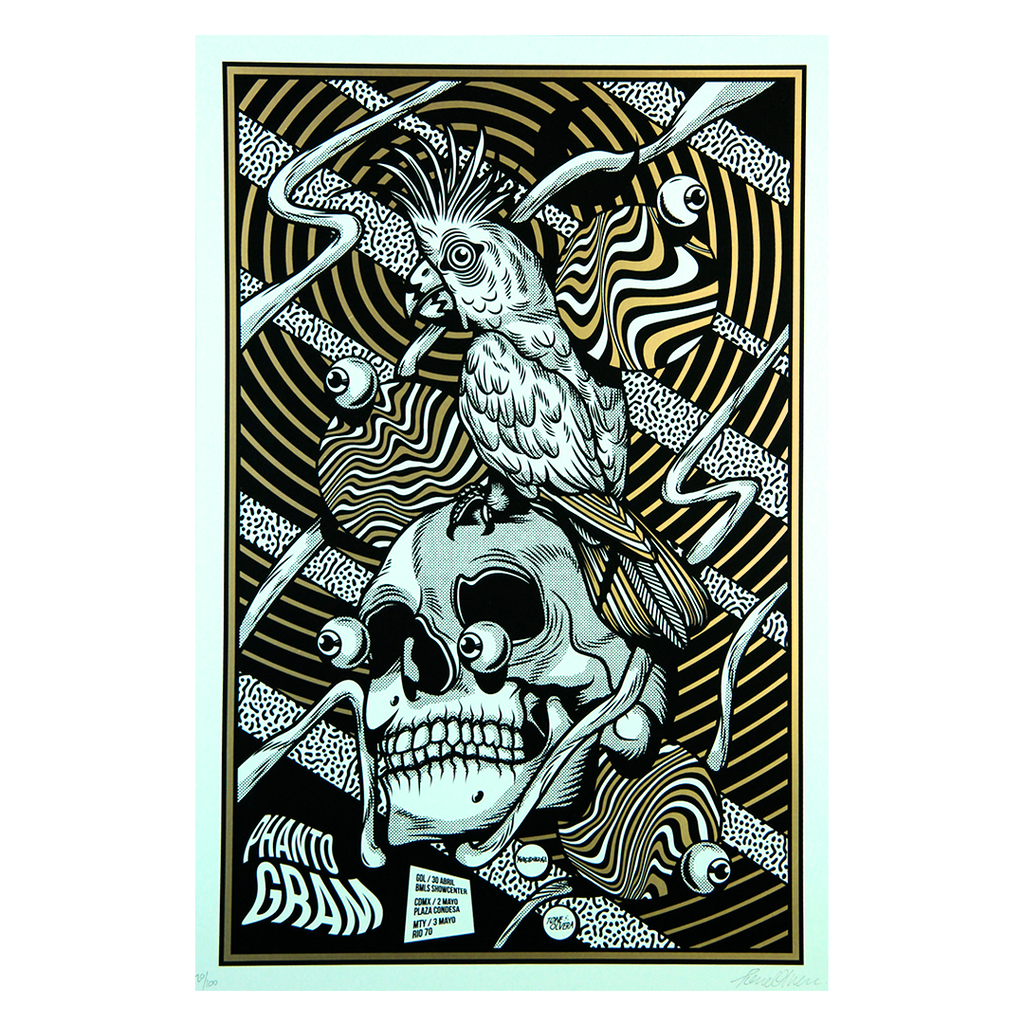 Phantogram México 2017 x Tone Olvera Gig Poster
