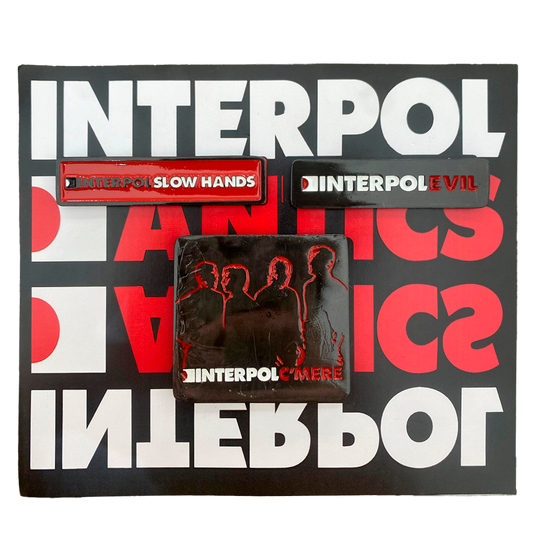 "INTERPOL" Set de pines