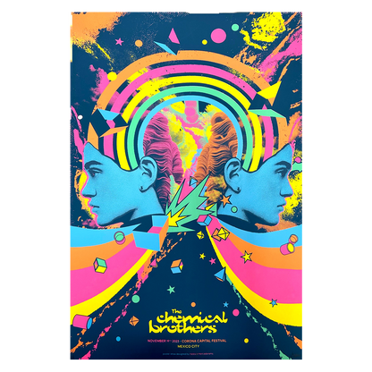 The Chemical Brothers CDMX 2023 x Nares Gig Poster