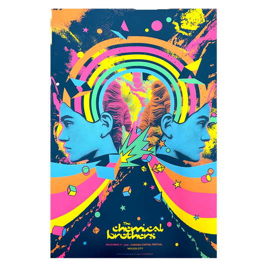 The Chemical Brothers CDMX 2023 x Nares Gig Poster