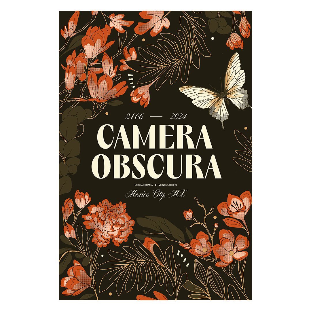 Camera Obscura México 2024 x Veintiunosiete Gig Poster