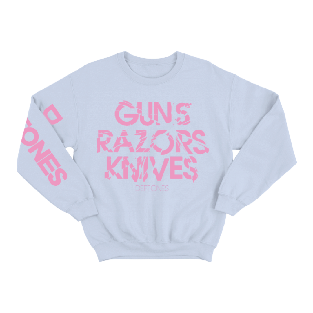 "Guns Razors Knives" Crewneck