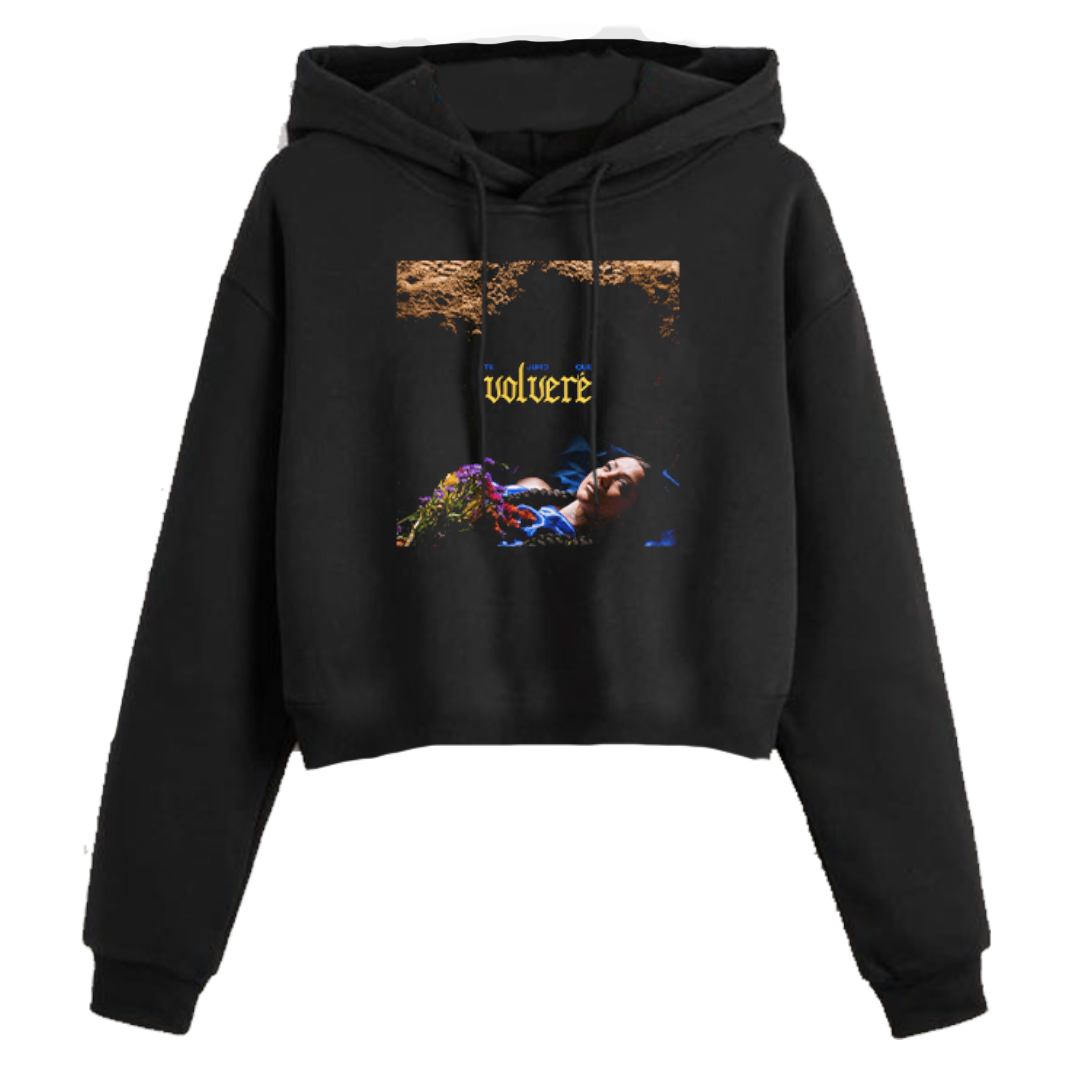 "Te juro que volveré" Crop Hoodie