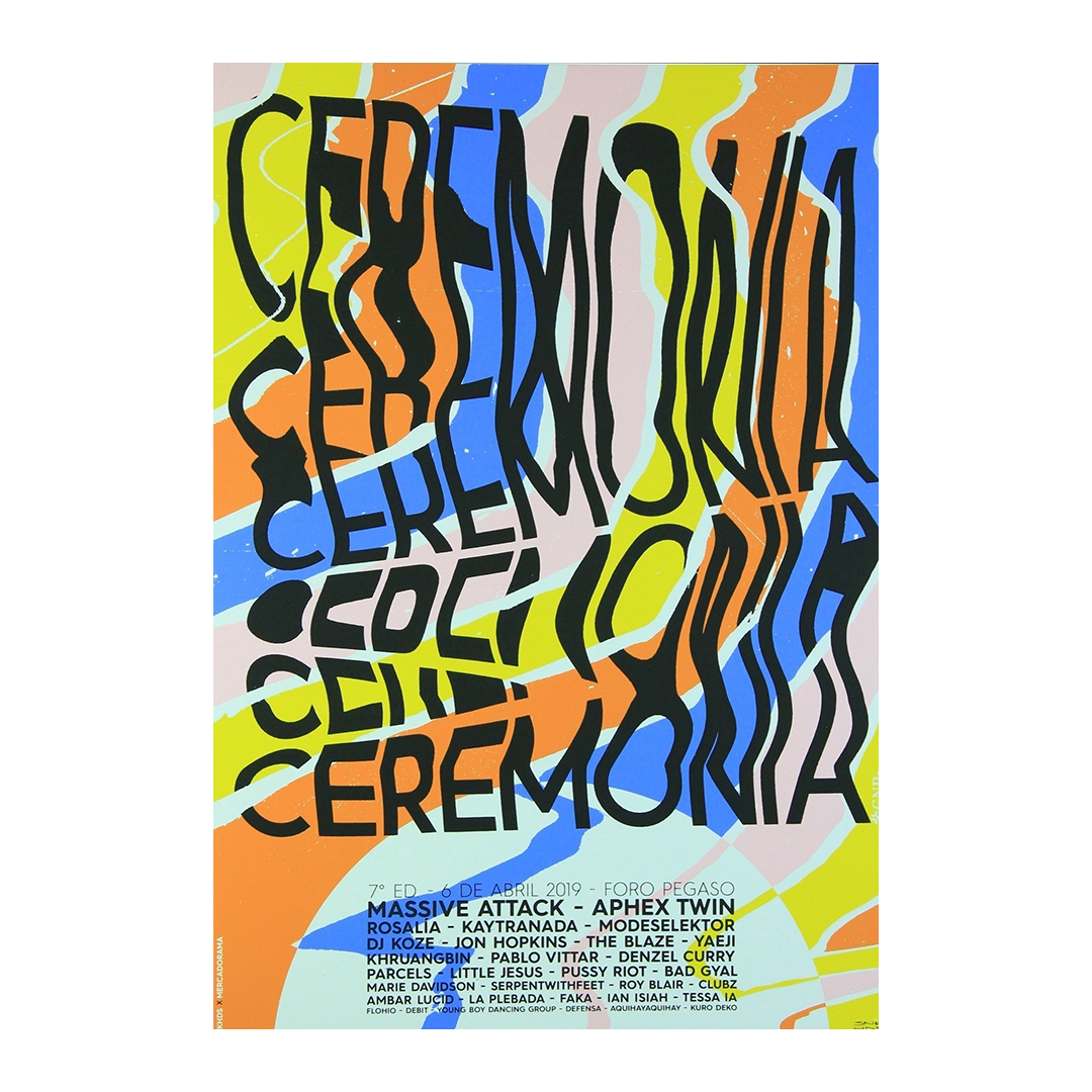 Ceremonia 2019 x Snake Heads Gig Poster