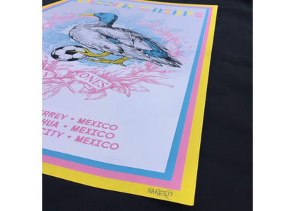 Kaiser Chiefs Mexico 2019 Nares Gig poster