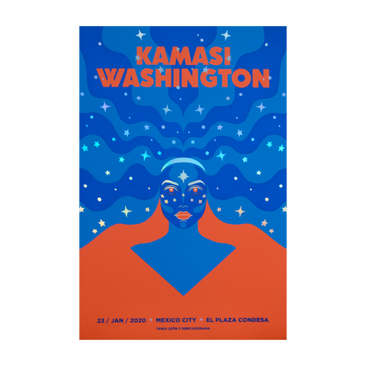 Kamasi Washington Mexico 2019 Tania Leon Gig Poster