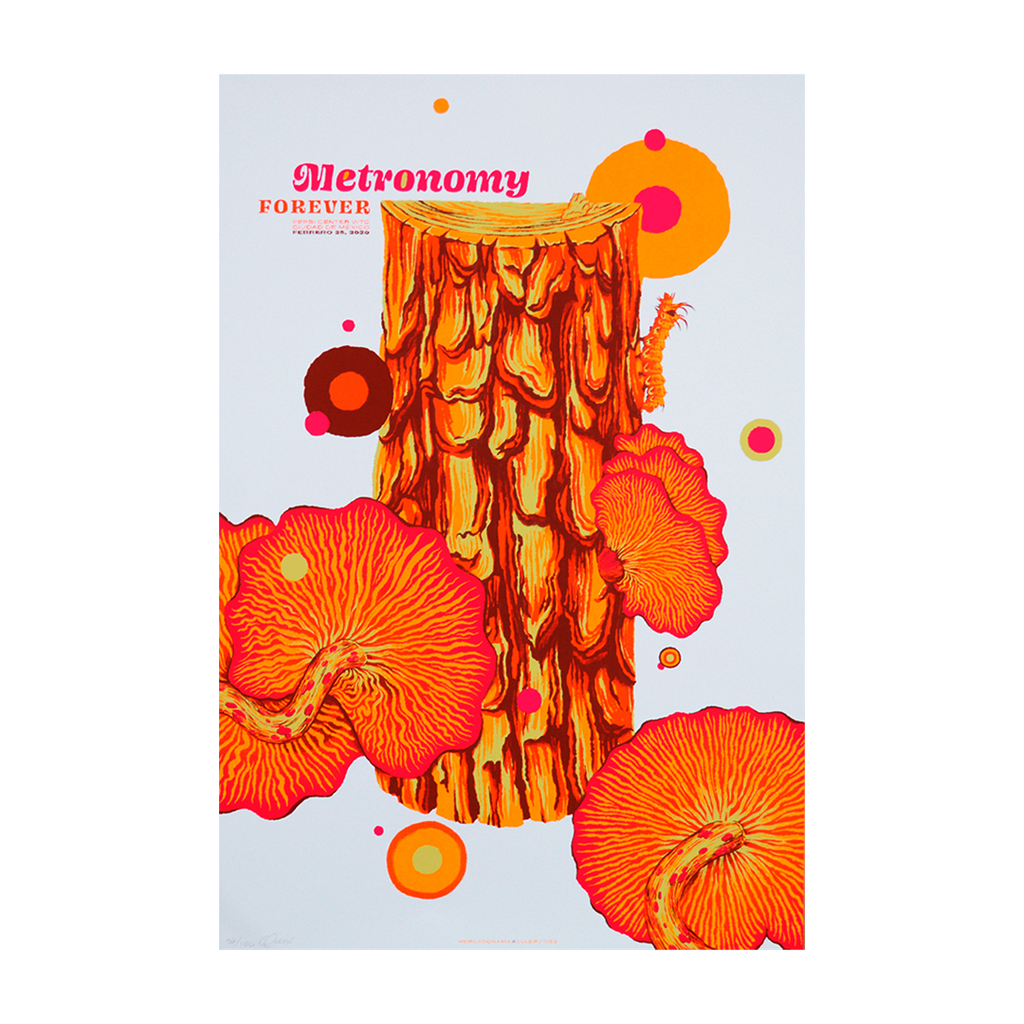 Metronomy Mexico 2020 Quique Ollervides Gig Poster