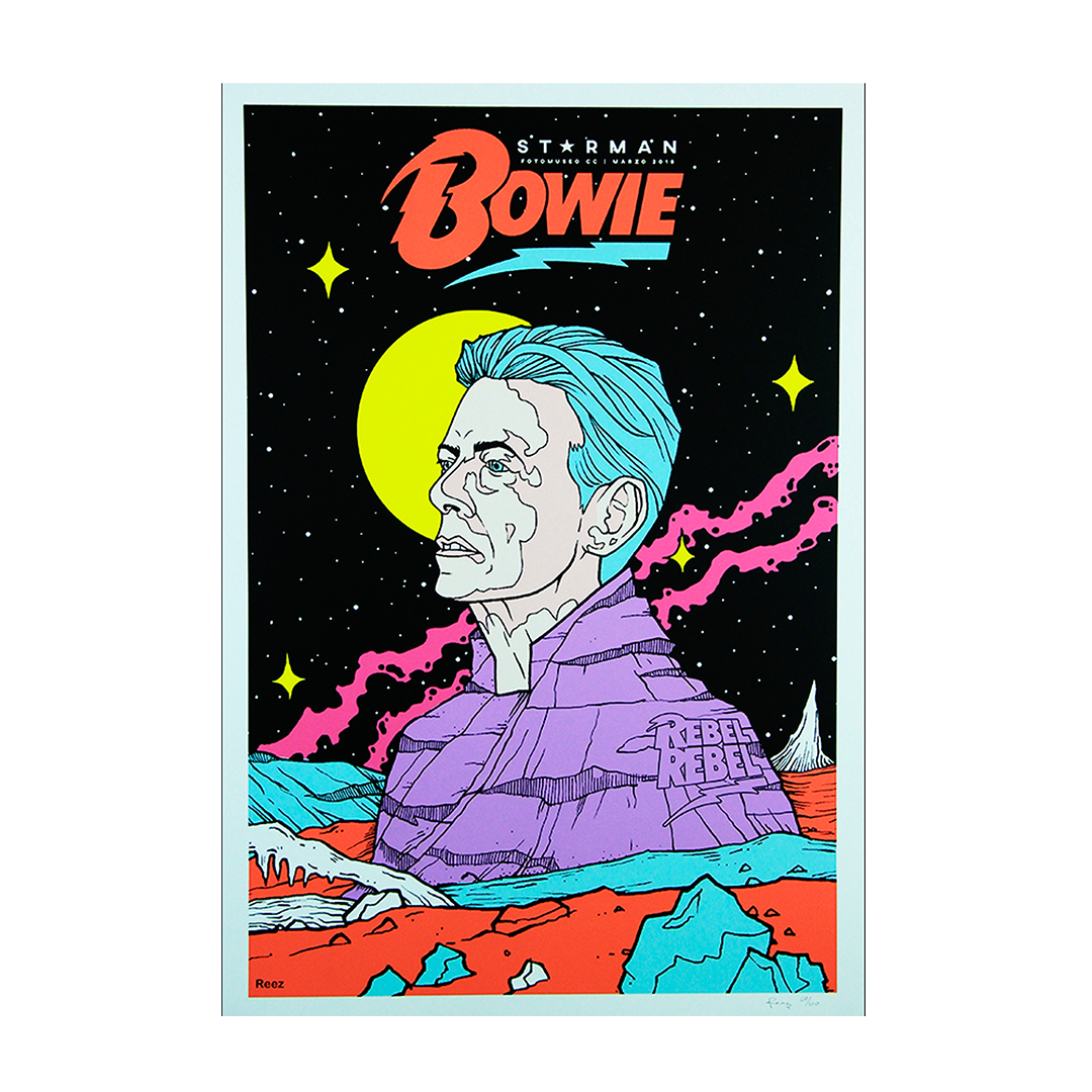 Starman Bowie México 2018 x Reez Gig Poster