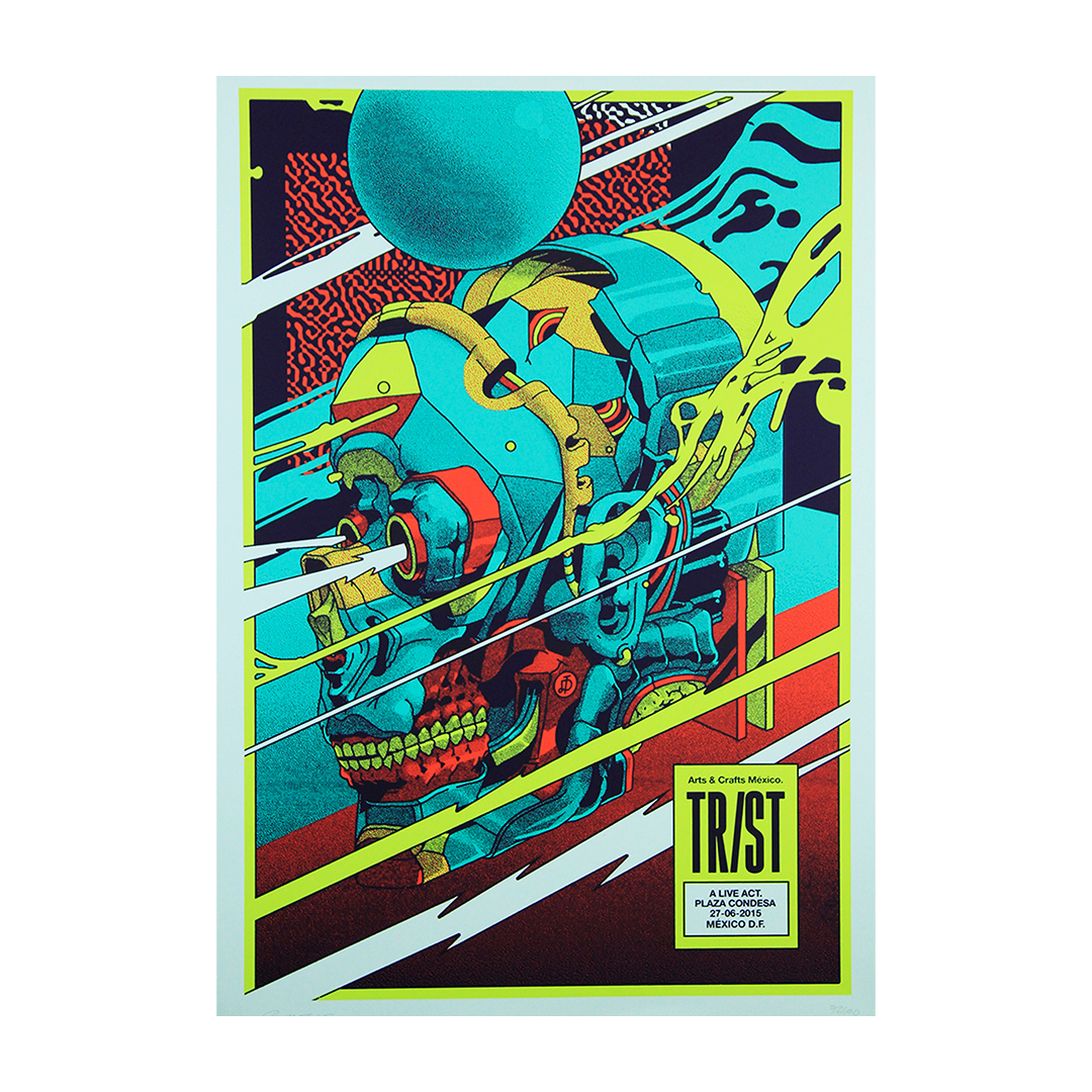 TRST Ciudad de México 2015 x Smithe Gig Poster