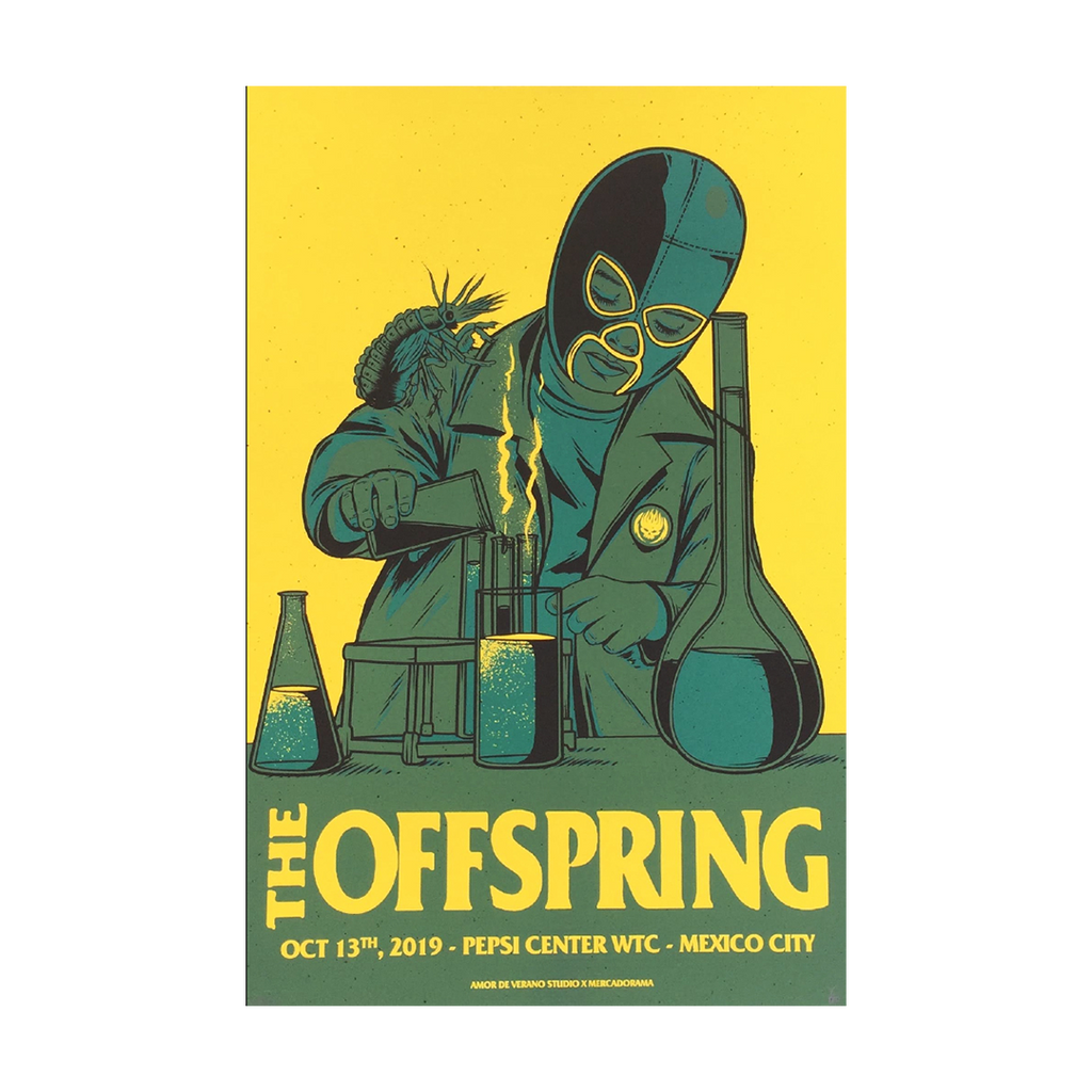 The Offspring Ciudad de México 2019 x Amor de Verano Gig Poster