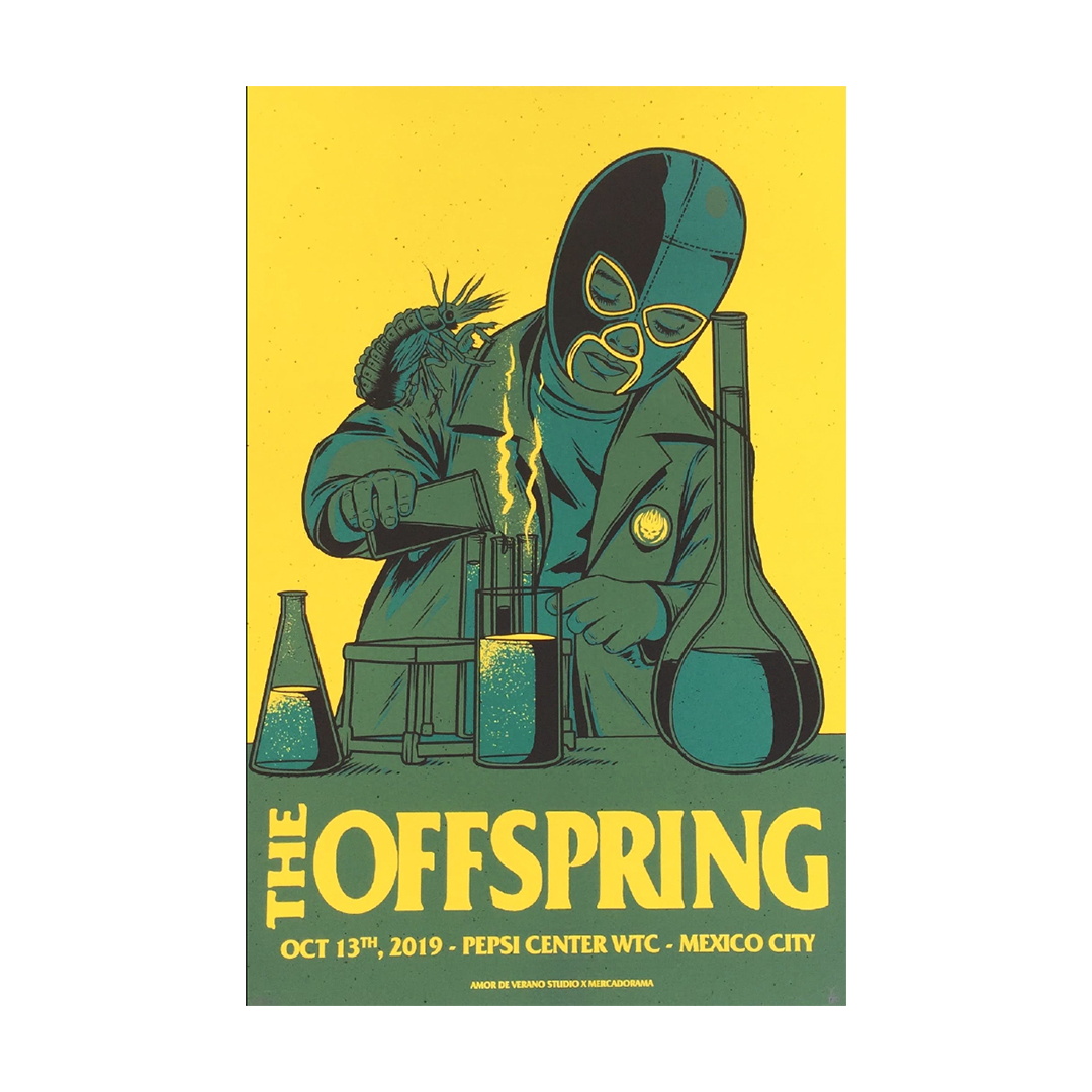 The Offspring Ciudad de México 2019 x Amor de Verano Gig Poster