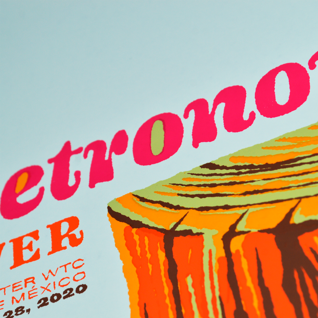 Metronomy Mexico 2020 Quique Ollervides Gig Poster